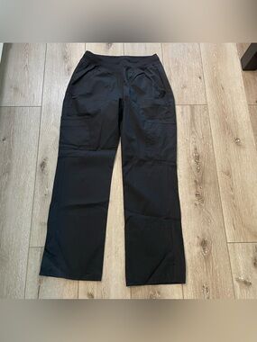 CHEROKEE WORKWEAR Gray Cargo Scrub Pants - Size Petite Small